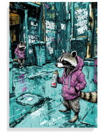 Graffiti Raccoon