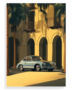 Vintage Car in Sunlight