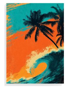 Tropical Wave Sunset