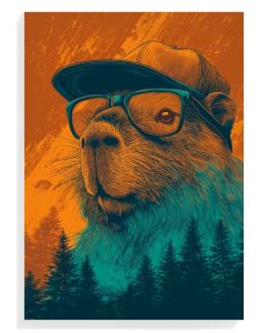 Stylish Beaver Portrait