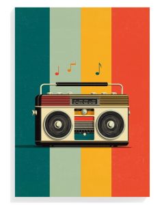 Retro Boombox Vibes