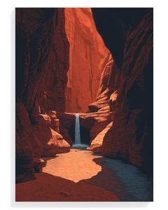 Canyon Waterfall Serenity