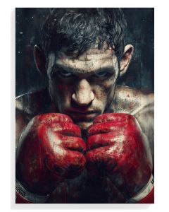 Fierce Boxer Portrait