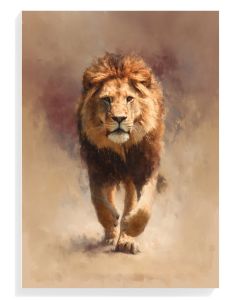 Majestic Lion Watercolor