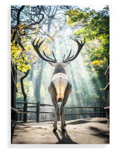 Majestic Stag in Sunlight