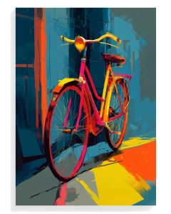 Vibrant Bicycle Abstract