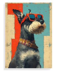 Stylish Schnauzer Portrait