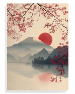 Serene Mountain Sunset