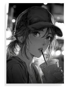 Urban Girl in Monochrome