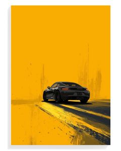 Sleek Black Car Abstract