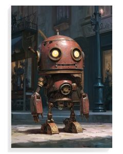 Steampunk Robot Art