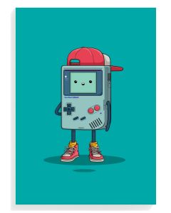 Retro Game Console Character