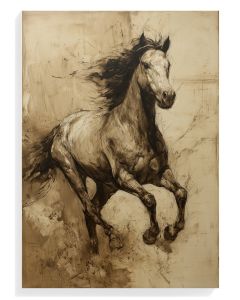 Galloping Horse Abstract