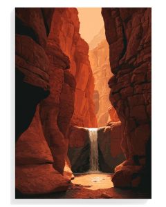 Desert Canyon Waterfall