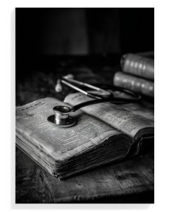 Vintage Medical Stethoscope Print