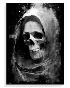 Monochrome Skull Portrait