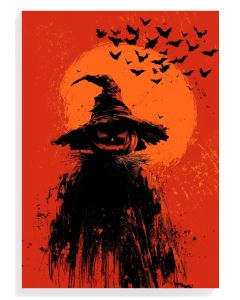 Haunting Scarecrow Silhouette