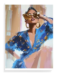 Chic Fashionista Portrait