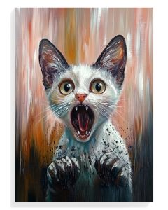 Vibrant Cat Portrait