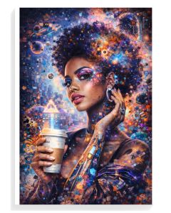 Cosmic Beauty Portrait