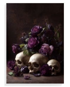 Skulls and Purple Roses