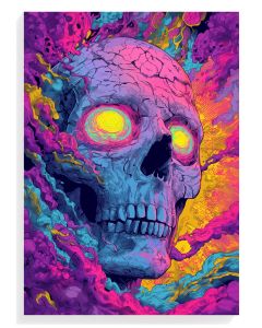 Psychedelic Skull Art