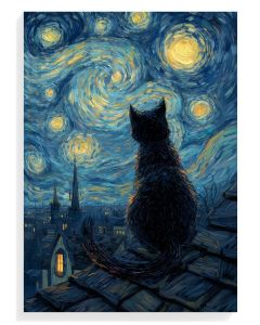 Starry Night Cat