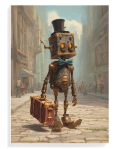 Steampunk Robot Traveler