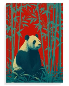 Panda Serenity in Red