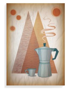 Coffee Pot Abstract Art