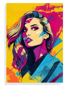 Vibrant Pop Art Portrait