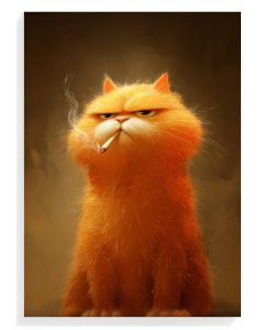 Sassy Orange Cat Art