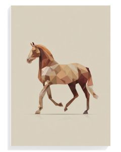 Geometric Horse Print