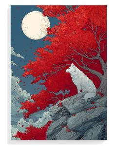 Moonlit Wolf Serenity