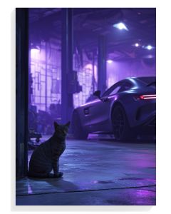 Urban Cat and Car Vibes
