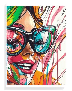 Vibrant Pop Art Portrait