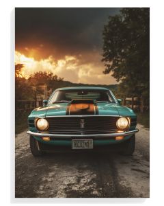 Classic Mustang Sunset
