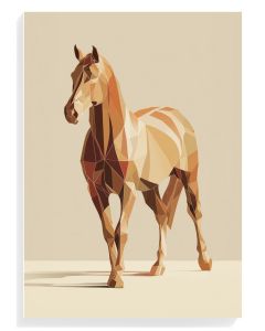 Geometric Horse Elegance