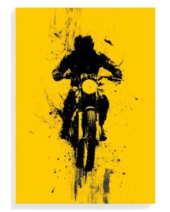 Motorcycle Silhouette Art