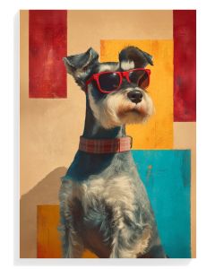 Schnauzer In Sunglasses Art