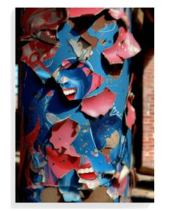 Peeling Faces Abstract Art