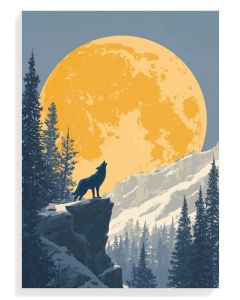 Howling Wolf Moonrise