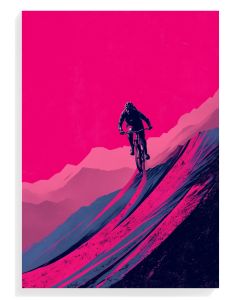Mountain Biker Adventure Art