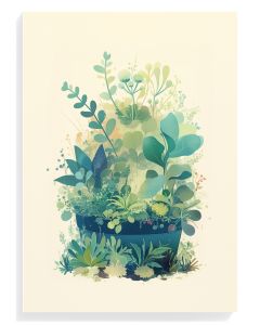Lush Greenery Illustration