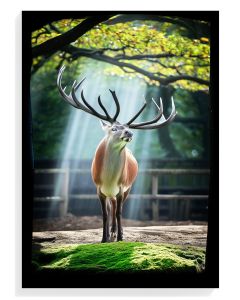Majestic Stag in Sunlight