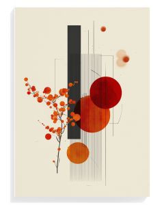 Abstract Floral Harmony