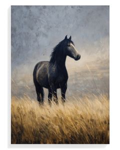 Majestic Black Horse Art