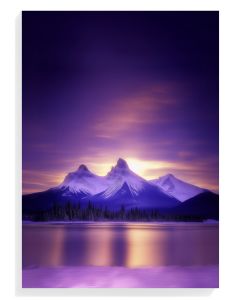 Majestic Purple Mountains