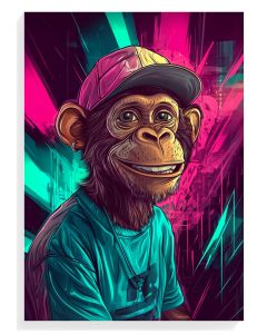 Urban Monkey Portrait