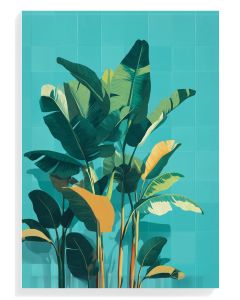 Tropical Leaves Abstract Print